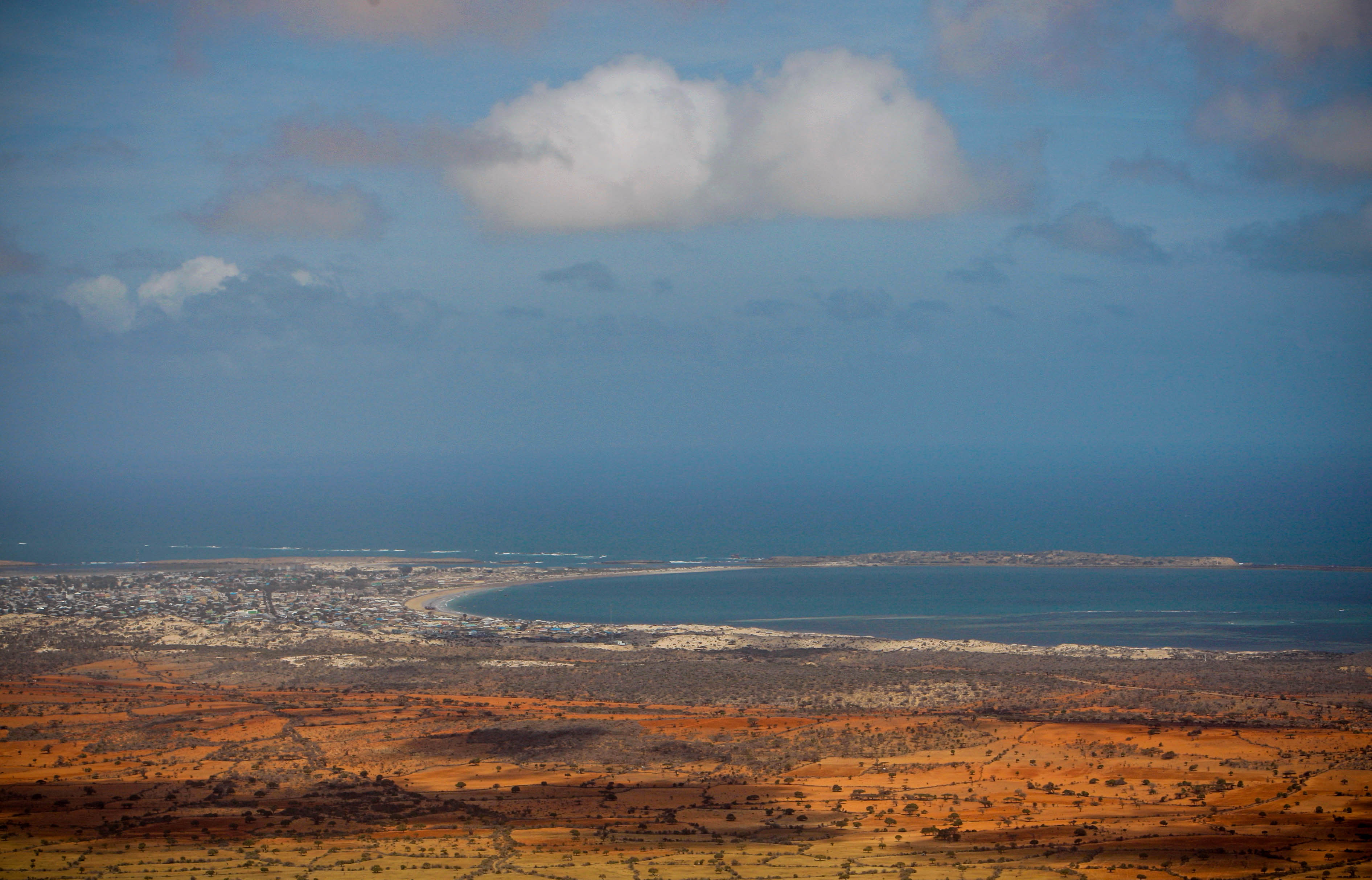 Kismayo aerial view
